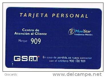 SPAGNA (SPAIN) - TELEFONICA / MOVISTAR   (GSM SIM) - MINT  -  RIF. 4228 - Telefonica