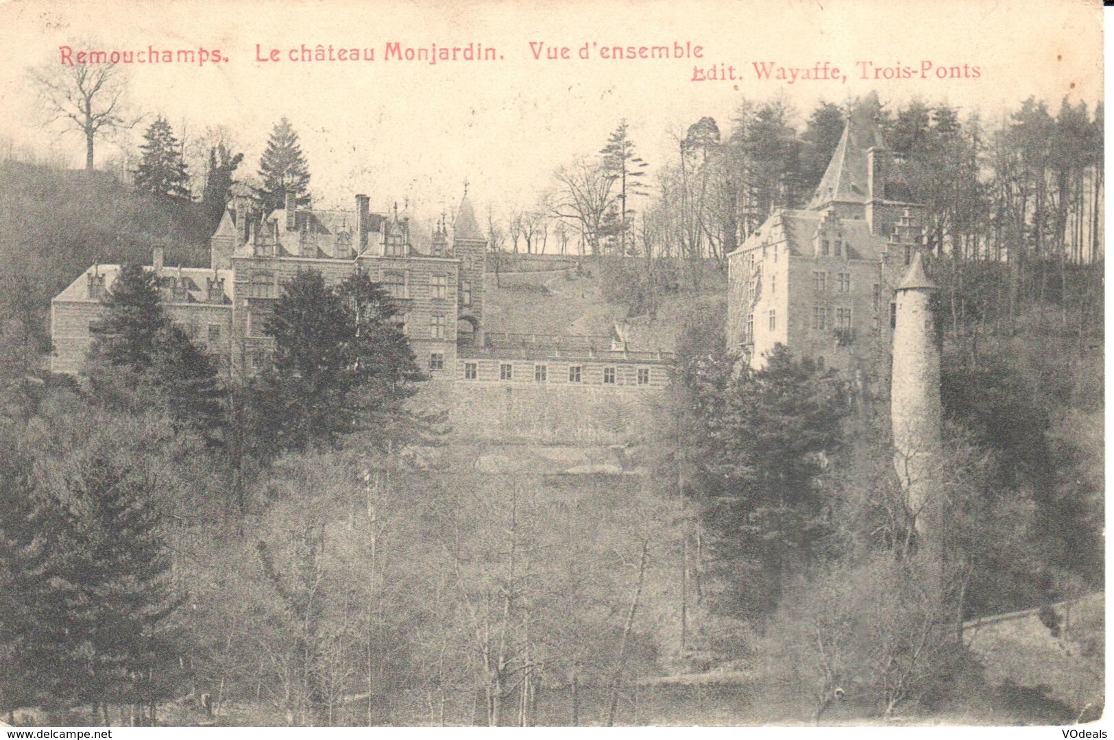 Liège - Aywaille - Remouchamps - Le Château Monjardin - Vue D'ensemble - Aywaille