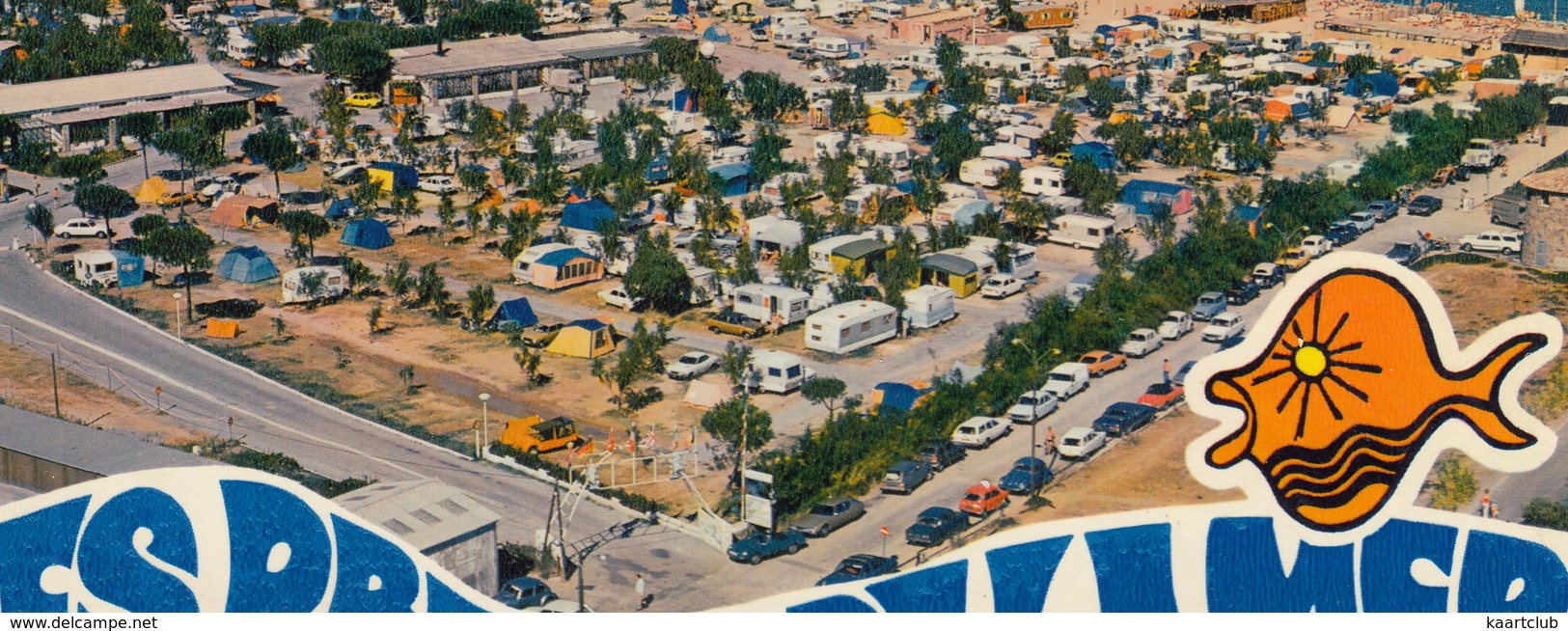 Port Grimaud: CITROËN SM, MÉHARI, GS, FORD TAUNUS TC1 TURNIER - Camping-Caravaning 'Les Prairies De La Mer' - (France) - Toerisme