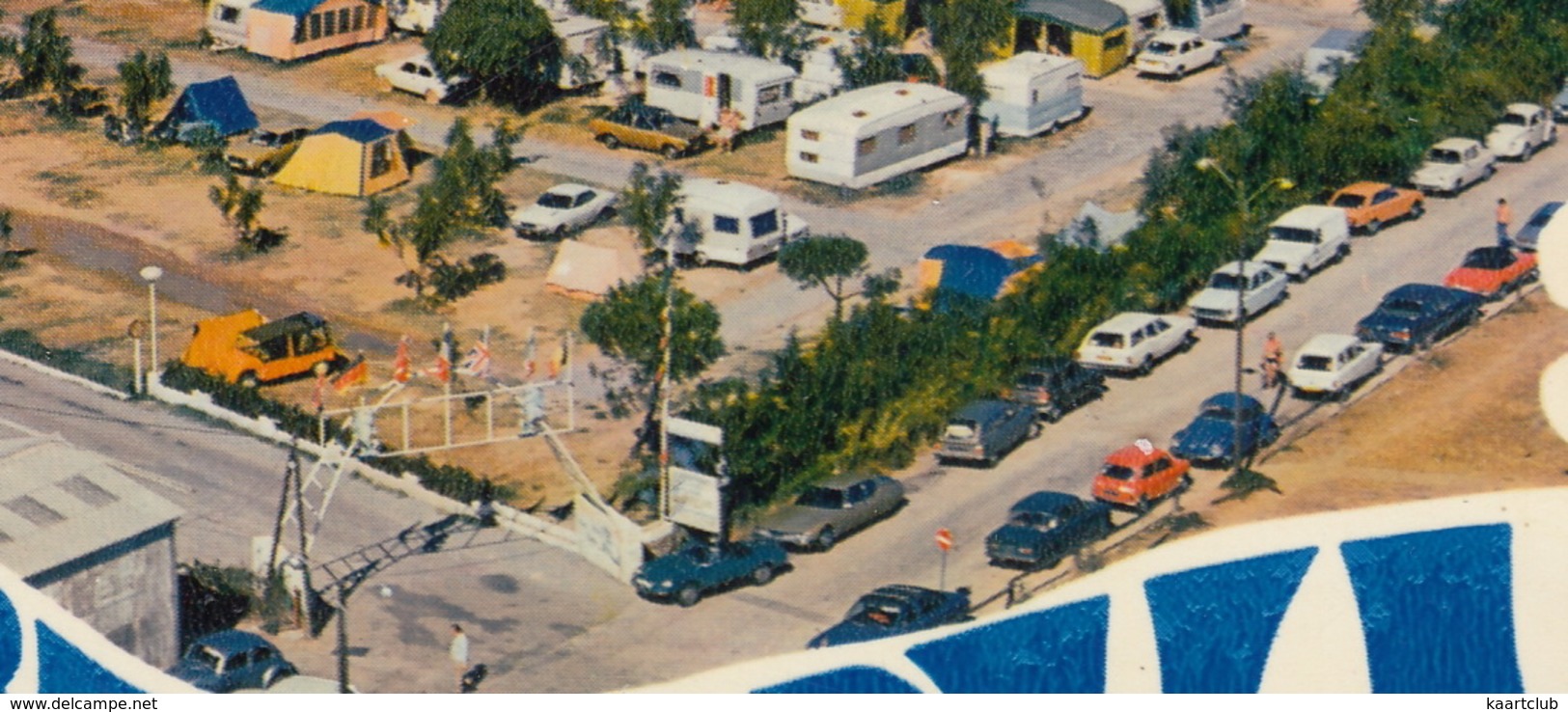 Port Grimaud: CITROËN SM, MÉHARI, GS, FORD TAUNUS TC1 TURNIER - Camping-Caravaning 'Les Prairies De La Mer' - (France) - Toerisme