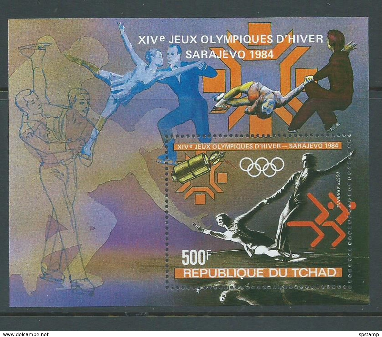 Chad 1983 Sarajevo Olympic Games Miniature Sheet MNH - Chad (1960-...)