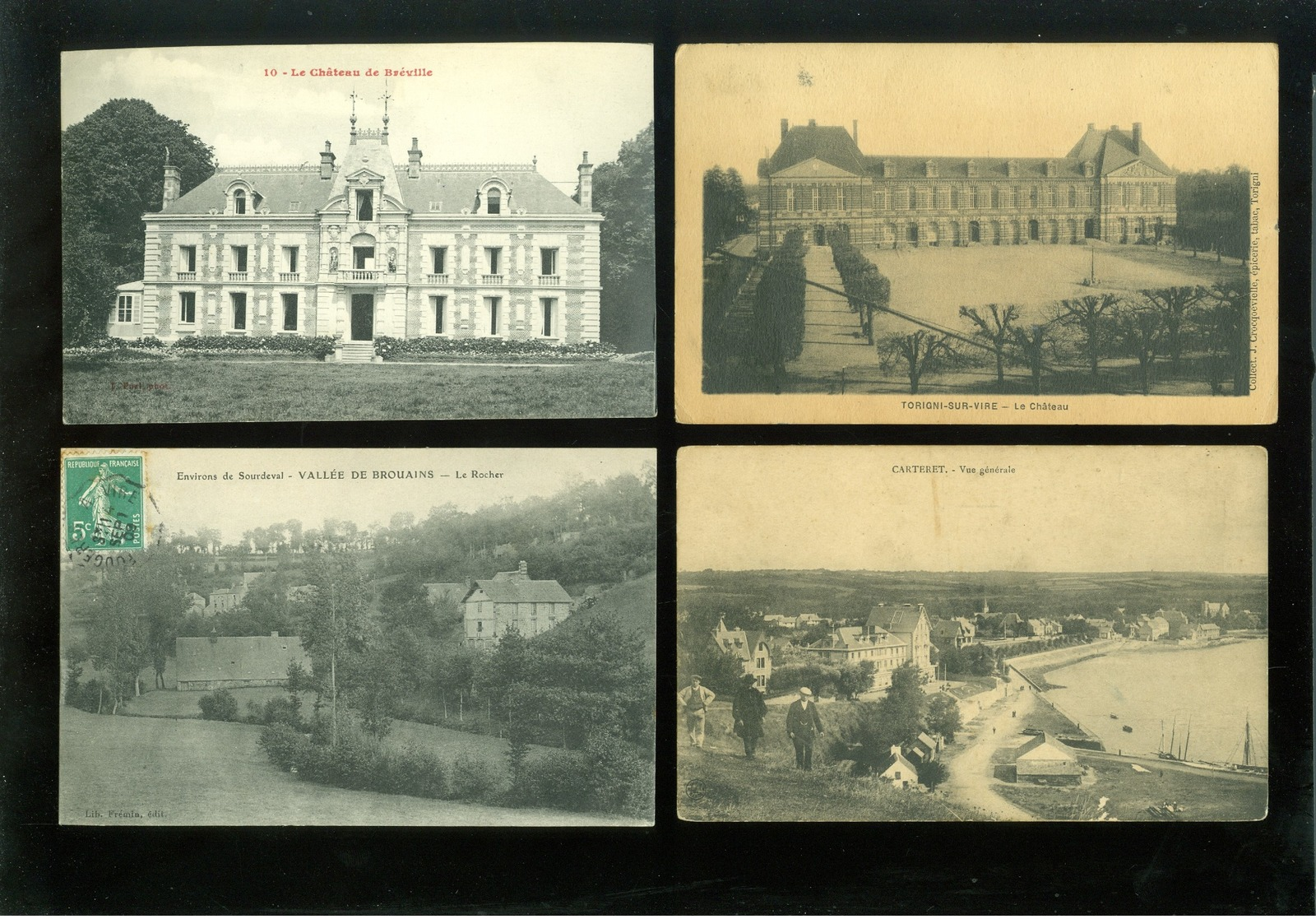 Beau lot de 60 cartes postales de France  Manche  Mooi lot van 60 postkaarten van Frankrijk ( 50 ) - 60 scans