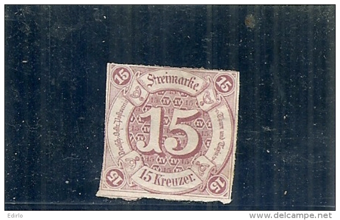 ALLEMAGNE - TOUR ET TAXI  états Du Sud N° 40 --   15 Lilas Côte 2.25&euro; - Mint