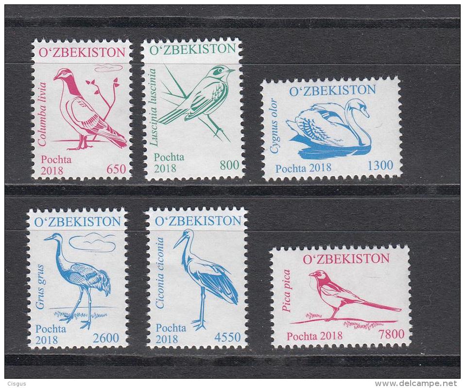 Uz 1209 XUzbekistan Usbekistan 2018  Birds Definitv IV M - Altri & Non Classificati