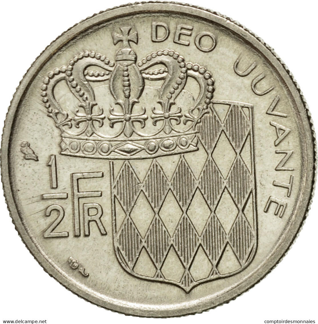 Monnaie, Monaco, Rainier III, 1/2 Franc, 1965, SUP, Nickel, KM:145, Gadoury:MC - 1960-2001 Nouveaux Francs