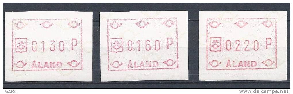 Aland 1986 Timbres De Distributeurs Série N°1 Ter (non Cotée Yvert) - Aland