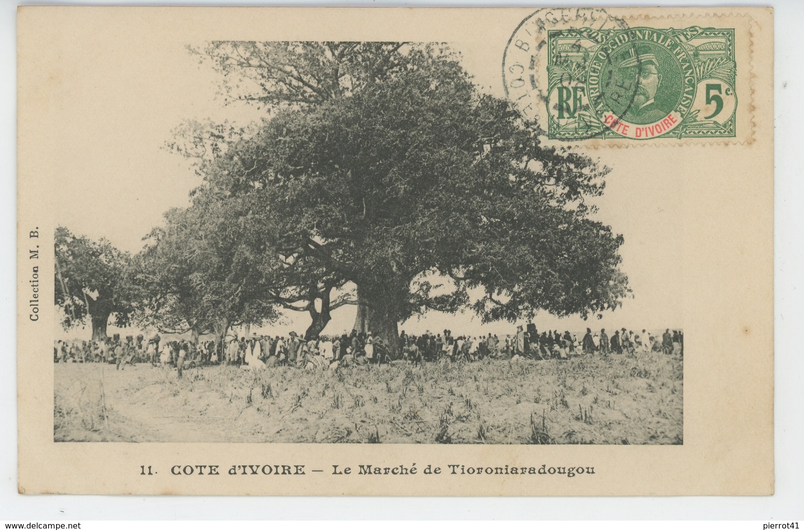 AFRIQUE - COTE D'IVOIRE - Le Marché De TIORONIARADOUGOU - Côte-d'Ivoire