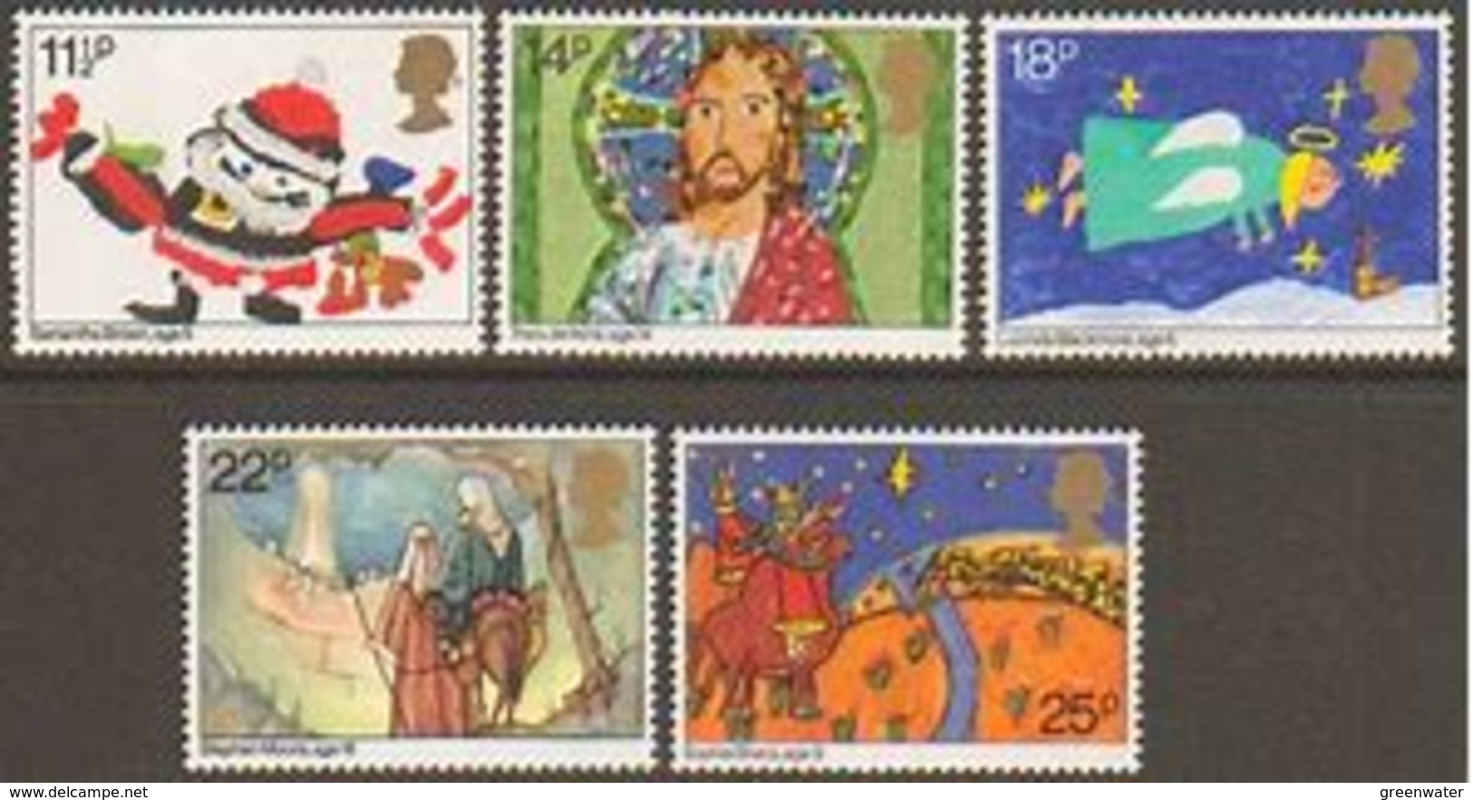 Great Britain 1981 Christmas 5v ** Mnh (39920A) - Ongebruikt