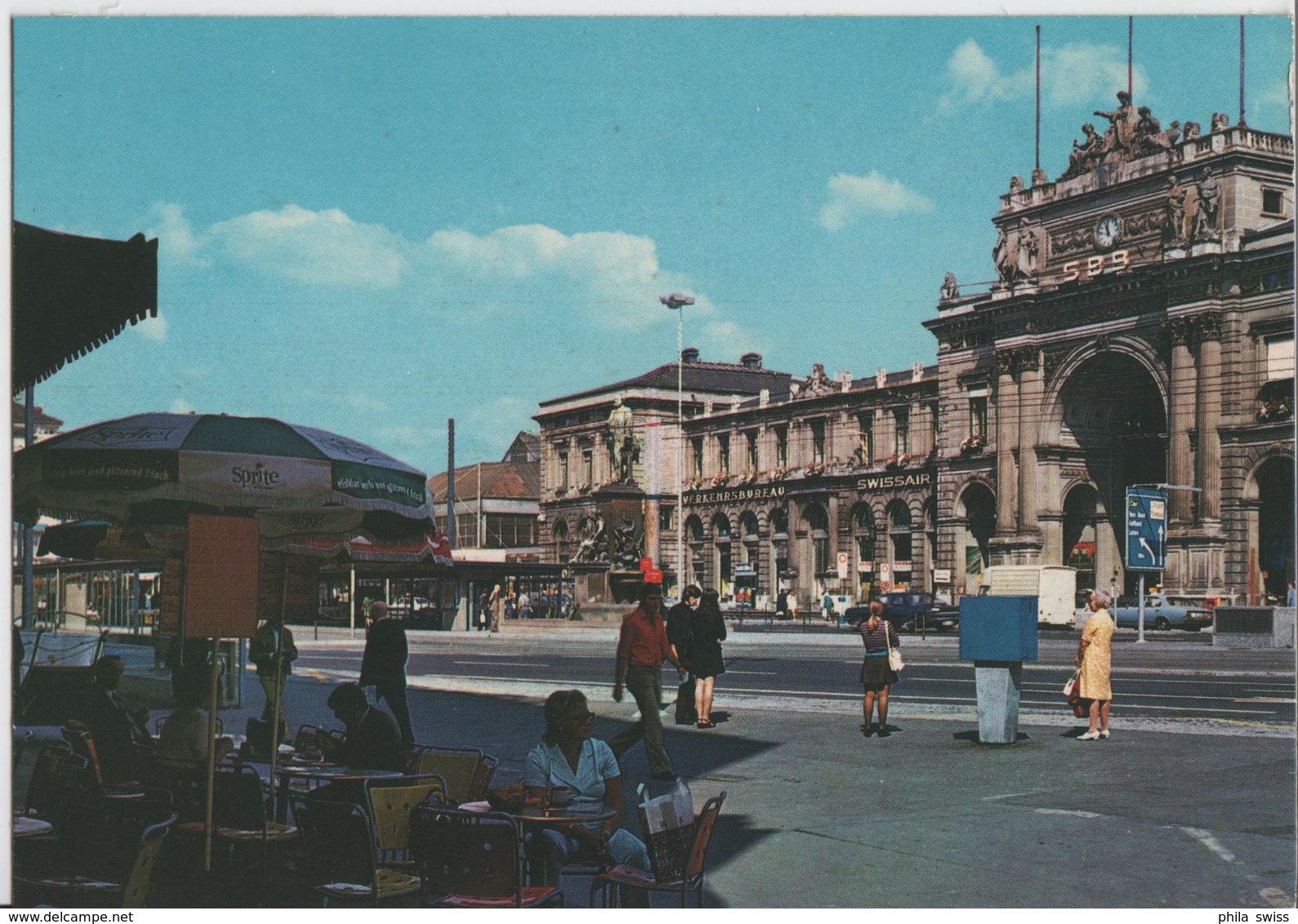 Zürich - Bahnhofplatz, Central Station, Place De La Gare Principale - Zürich