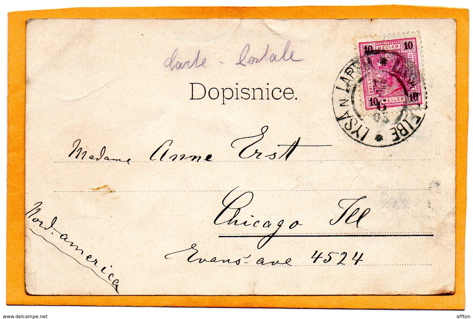 Lyse N.L. Czech Republic 1903 Postcard - Czech Republic