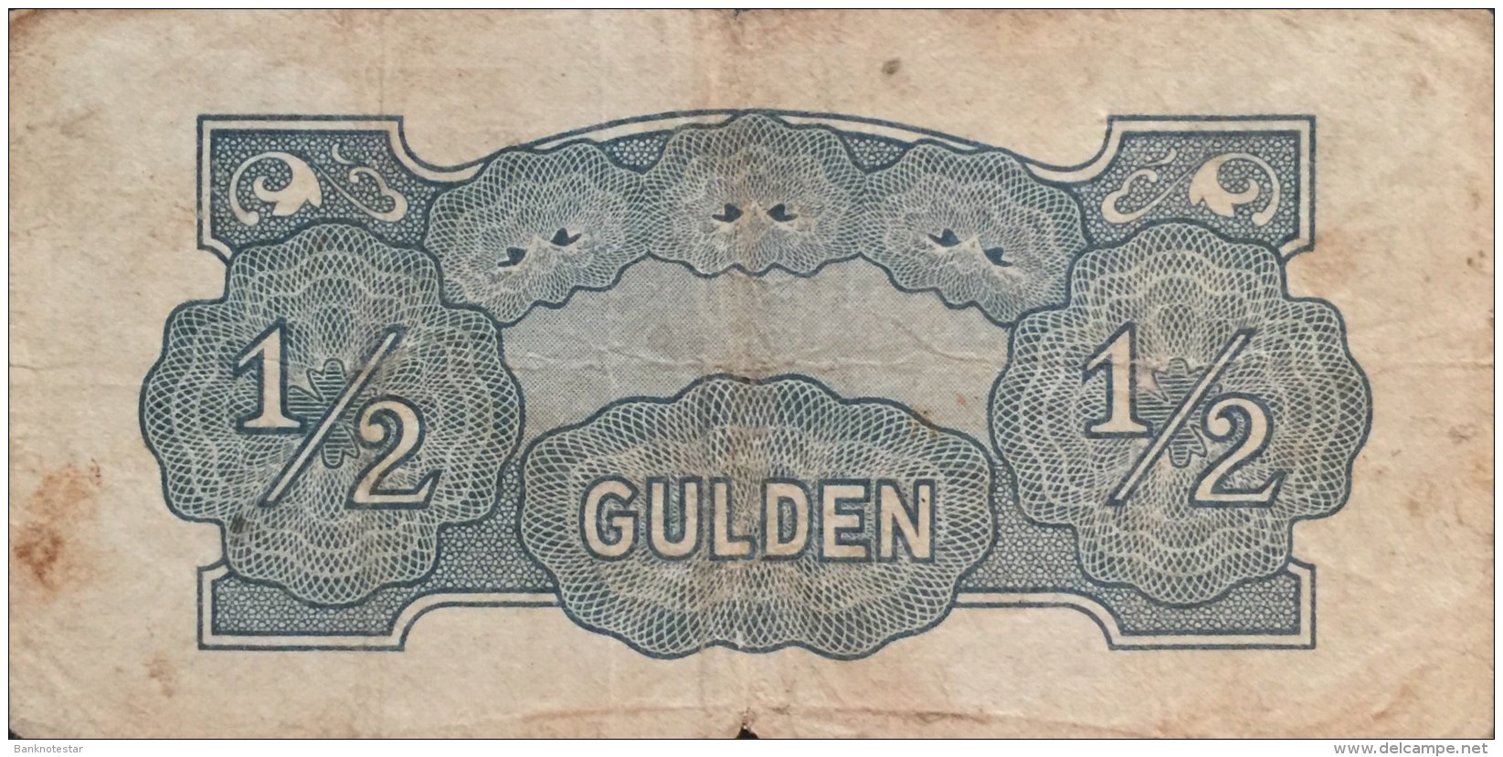 Netherland Indies 1/2 Gulden, P-122b - Very Good - Niederländisch-Indien