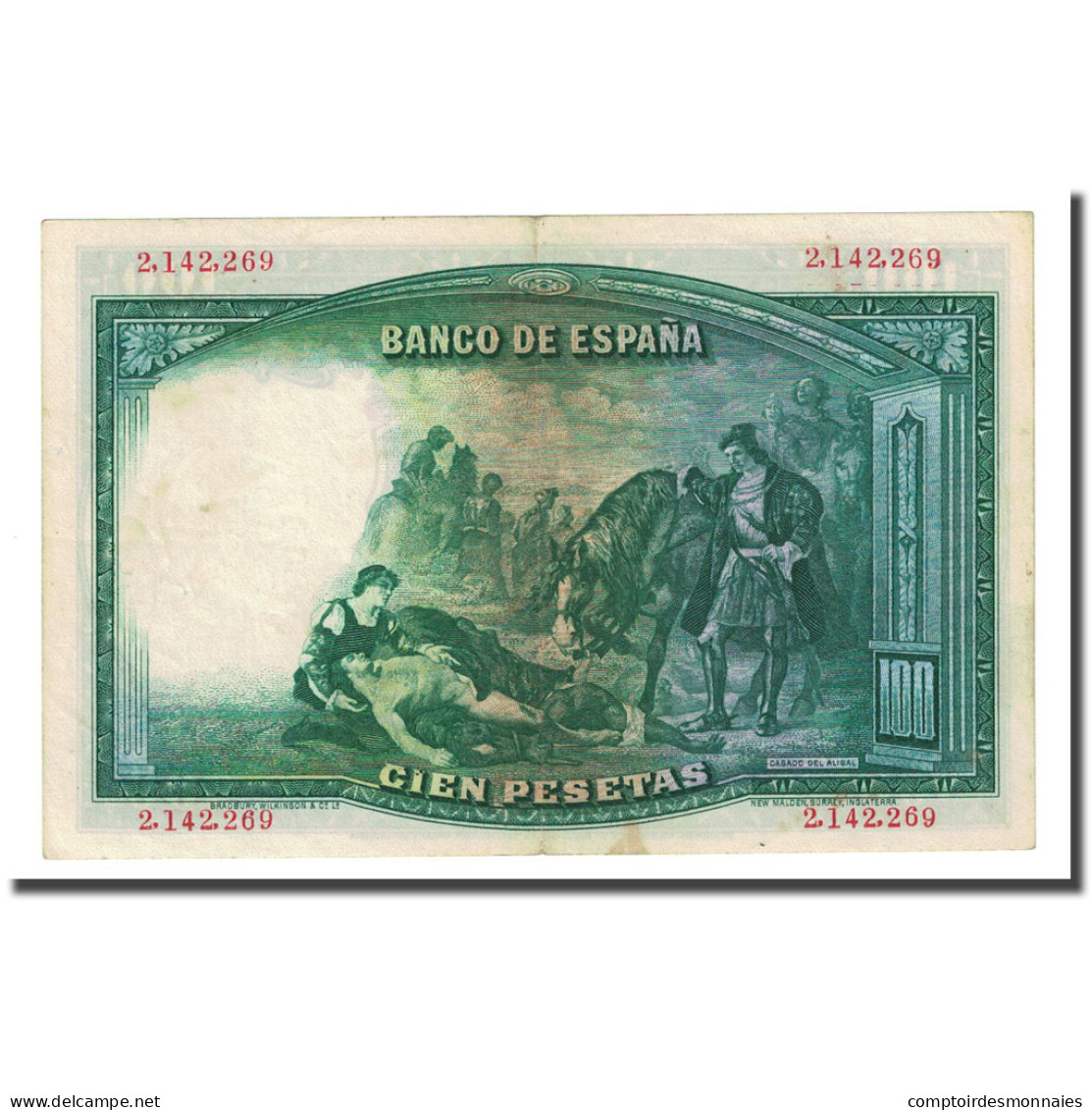 Billet, Espagne, 100 Pesetas, 1931-04-25, KM:83, TTB - 100 Peseten