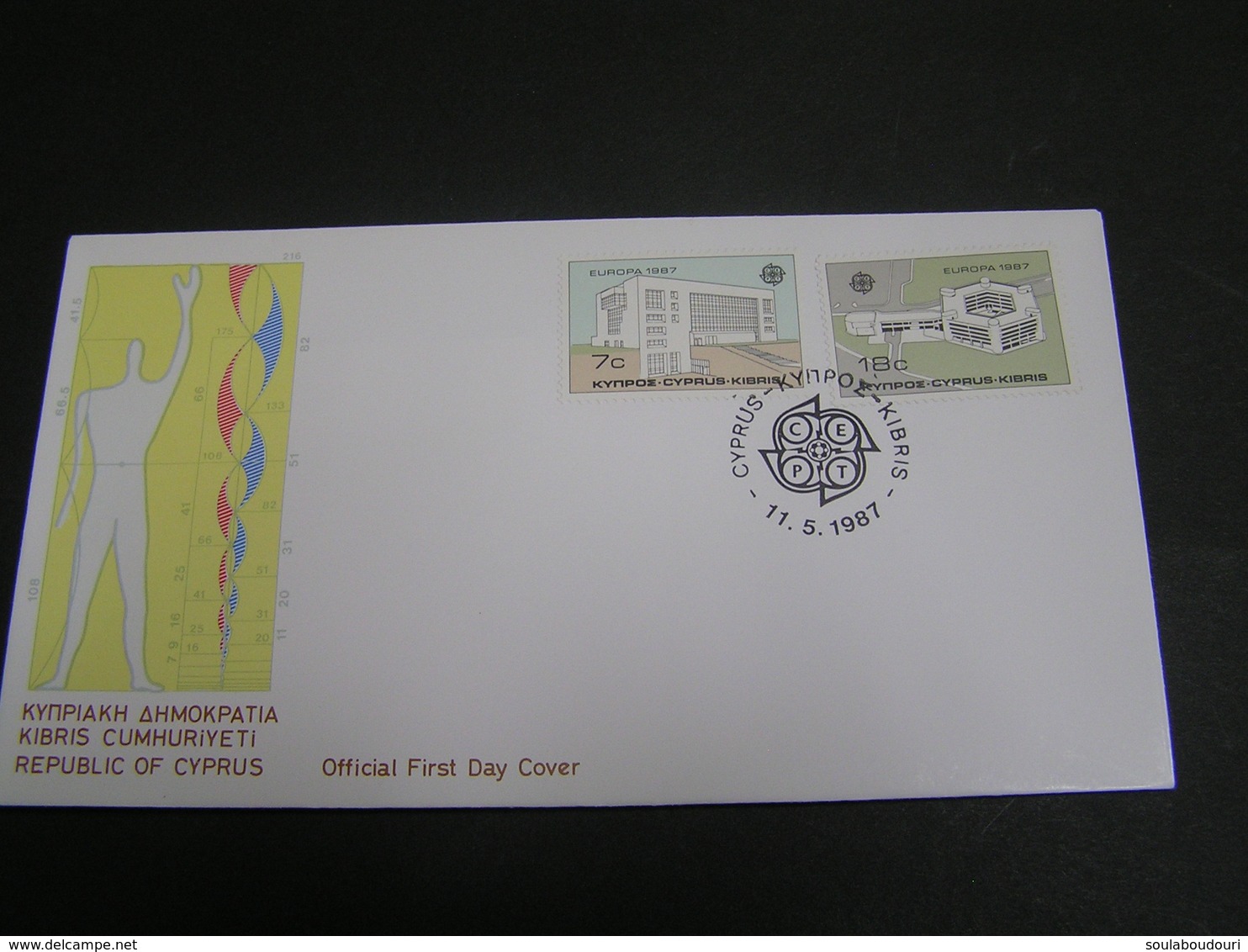 CYPRUS 1987   Europa CEPT   FDC.. - 1987