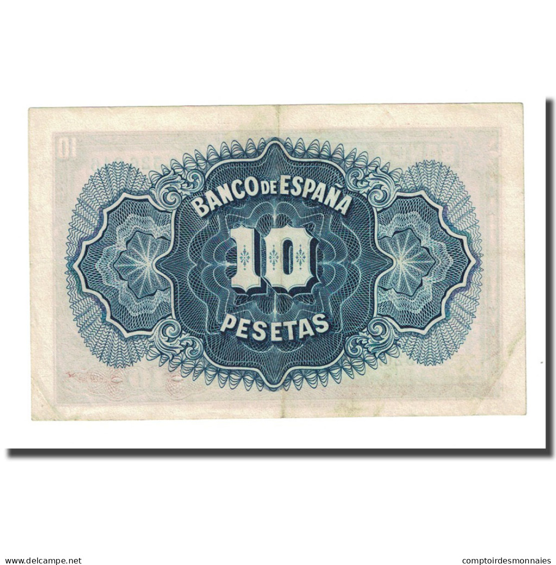 Billet, Espagne, 10 Pesetas, 1935, KM:86a, SUP - 10 Pesetas