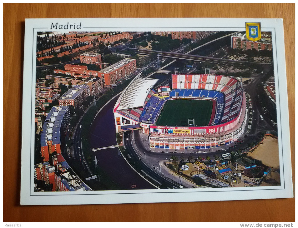 Madrid Atletico Vicente Calderon  Stadium Cartolina Stadio Postcard Stadion AK Carte Postale Stade Estadio - Calcio