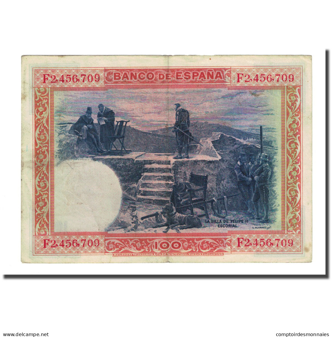Billet, Espagne, 100 Pesetas, 1925-07-01, KM:69c, TTB - 100 Pesetas