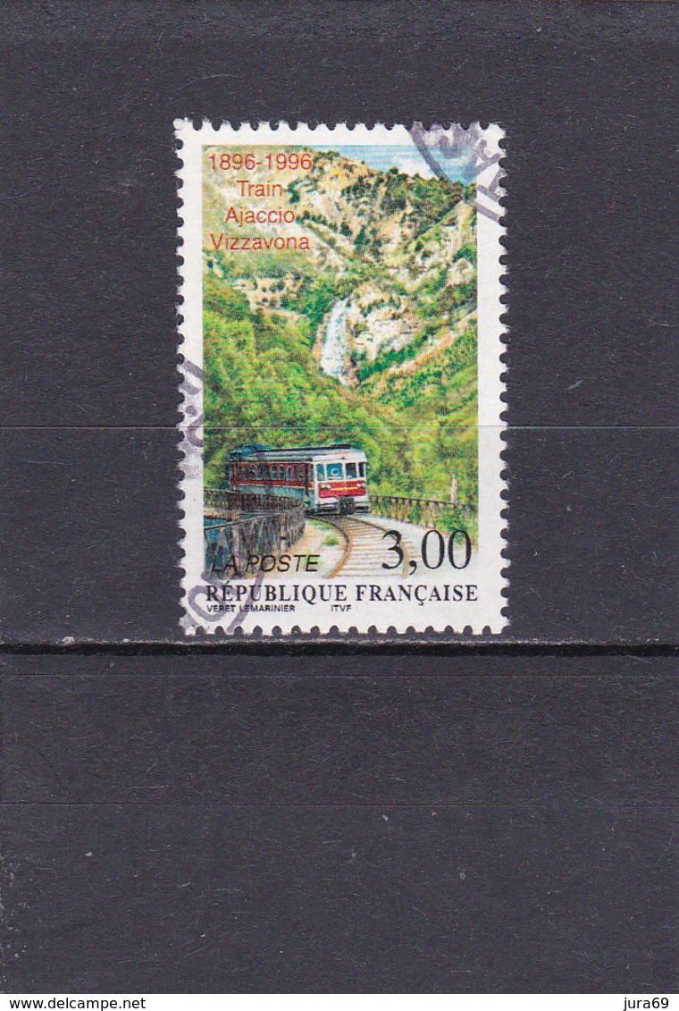 France Oblitéré 1996  N° 3017   Train Ajaccio - Vizzavona - Used Stamps