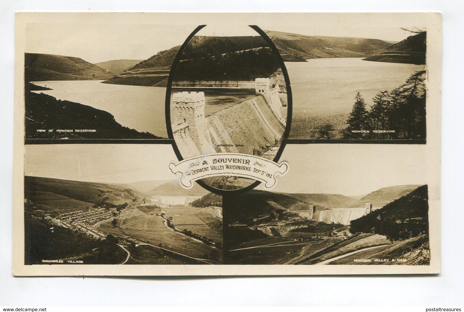 A Souvenir Of The Derwent Valley Waterworks Sept 5th 1912 - Derbyshire