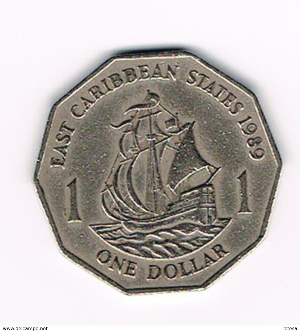 &  EAST  CARIBBEAN  STATES  1 DOLLAR  1989 - Colonies