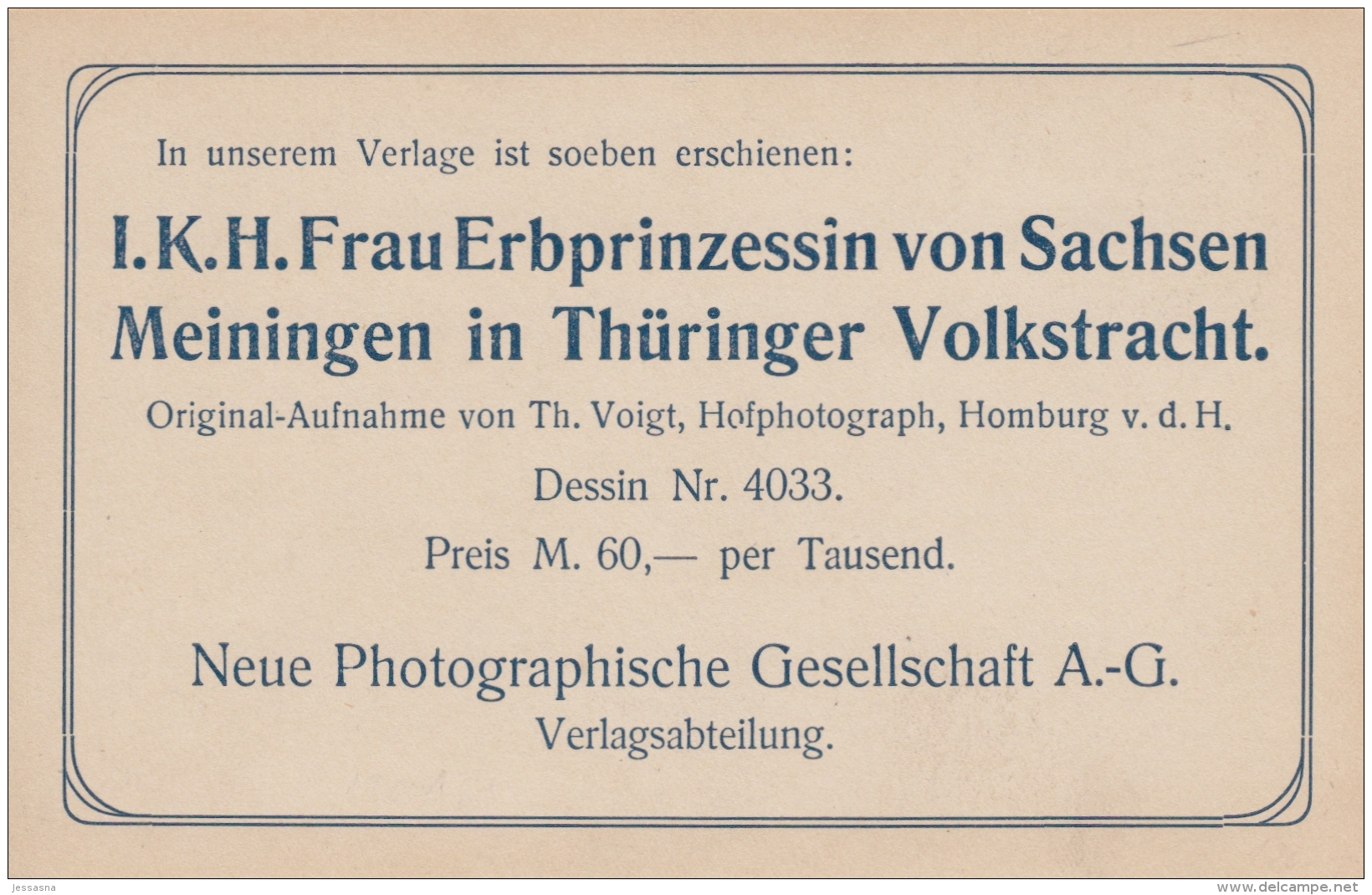 J.K.H. Frau Erbprinzessin V. Sachsen Meiningen - Charlotte Von Preußen (1860&ndash;1919) - Berühmt Frauen