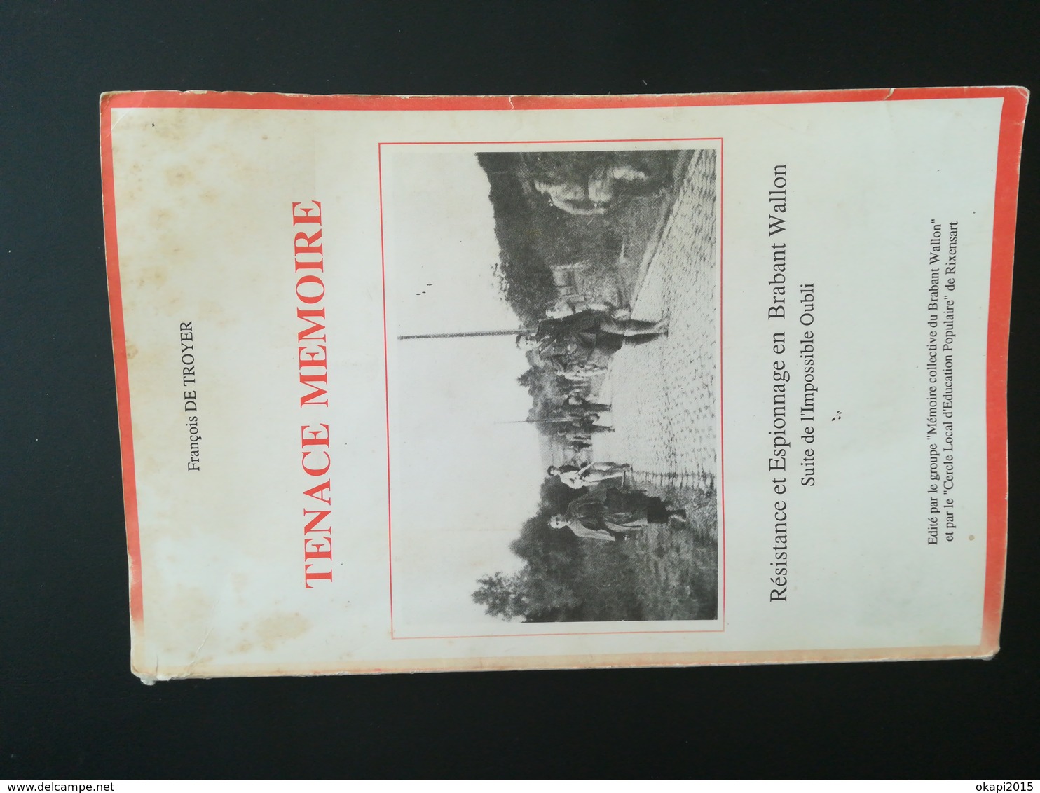 RÉSISTANCE ET ESPIONNAGE EN BRABANT WALLON BELGIQUE  LIVRE MILITARIA GUERRE 1939 - 1945 ANNÉE 1989 - Guerra 1939-45