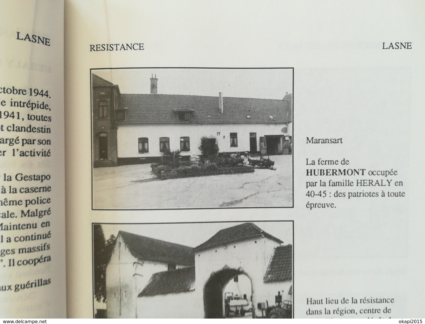 RÉSISTANCE ET ESPIONNAGE EN BRABANT WALLON BELGIQUE  LIVRE MILITARIA GUERRE 1939 - 1945 ANNÉE 1989