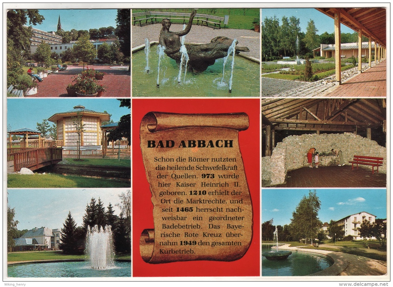 Bad Abbach - Mehrbildkarte 7   Mit Chronik - Bad Abbach