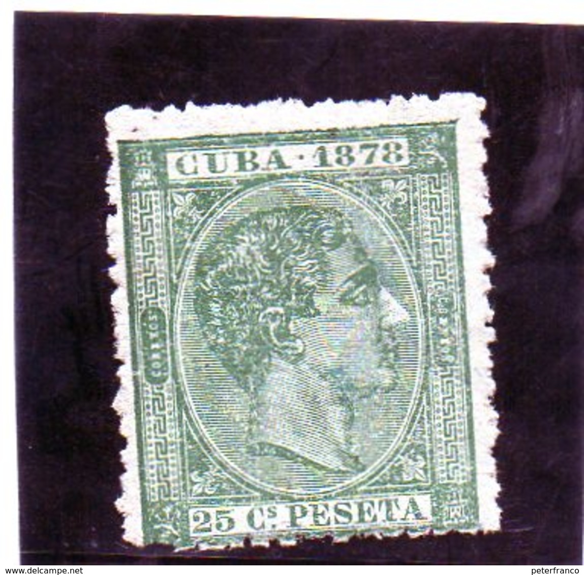 B - 1878 Cuba - Re Alfonso XII - Oblitérés