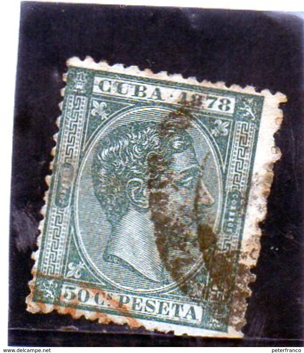 B - 1878 Cuba - Re Alfonso XII - Used Stamps