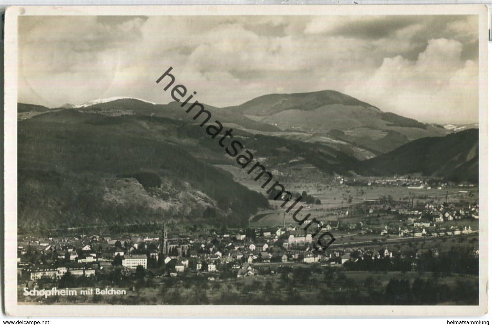 Schopfheim - Foto-Ansichtskarte - Verlag Gebr. Metz Tübingen - Schopfheim