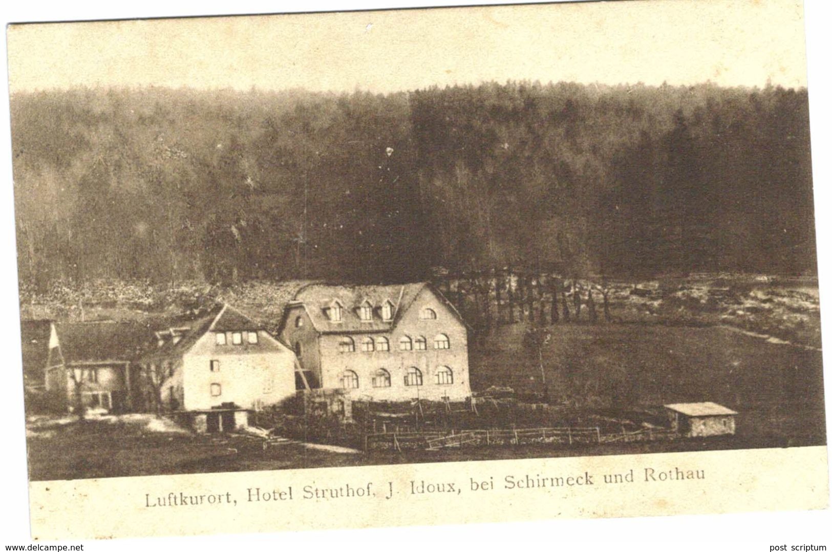 Près De Schirmeck Et Rothau - Hotel Struthof - Autres & Non Classés