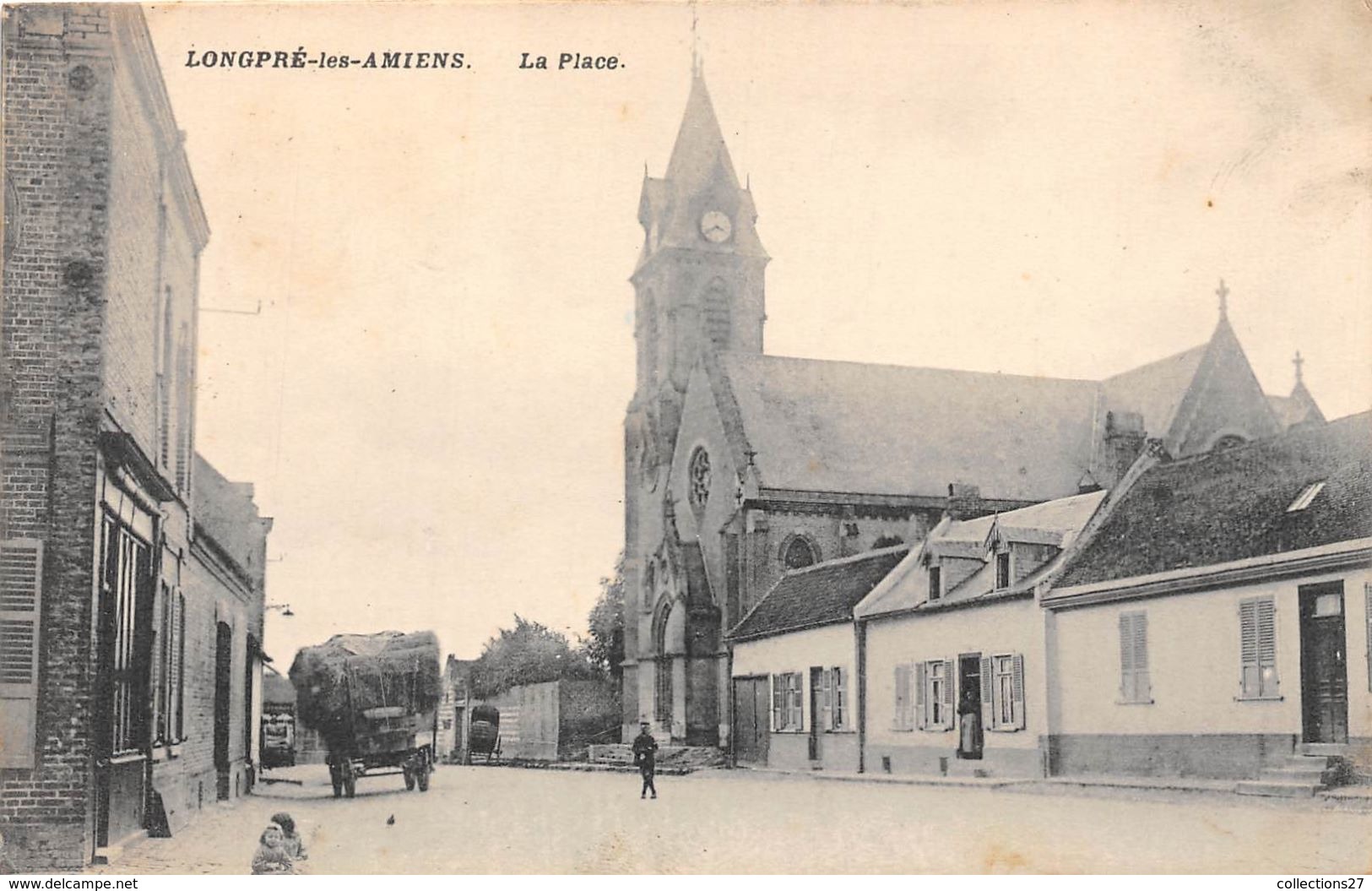 80-LONGPRE-SUR-AMIEN- LA PLACE - Autres & Non Classés