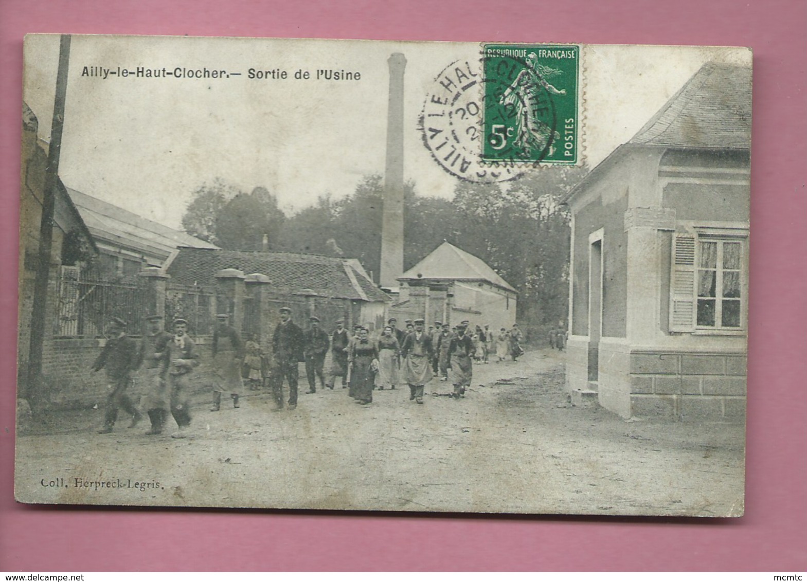 CPA  Abîmée -  Ailly Le Haut Clocher  - Sortie De L'Usine - Ailly Le Haut Clocher