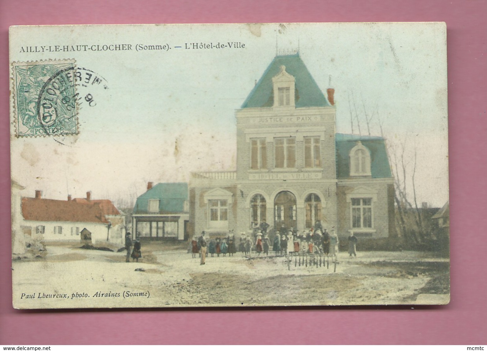 CPA  -  Ailly Le Haut Clocher  - (Somme) - L'Hôtel De Ville - Ailly Le Haut Clocher