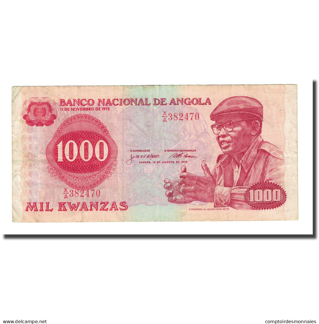 Billet, Angola, 1000 Kwanzas, 1979-08-14, KM:117a, TTB+ - Angola