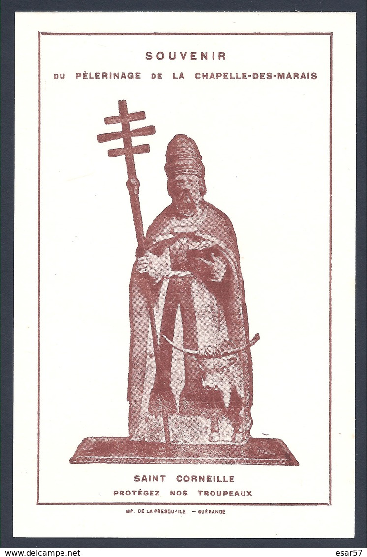 Image Pieuse Saint Corneille Patron Des éleveurs De Boeufs - Devotion Images