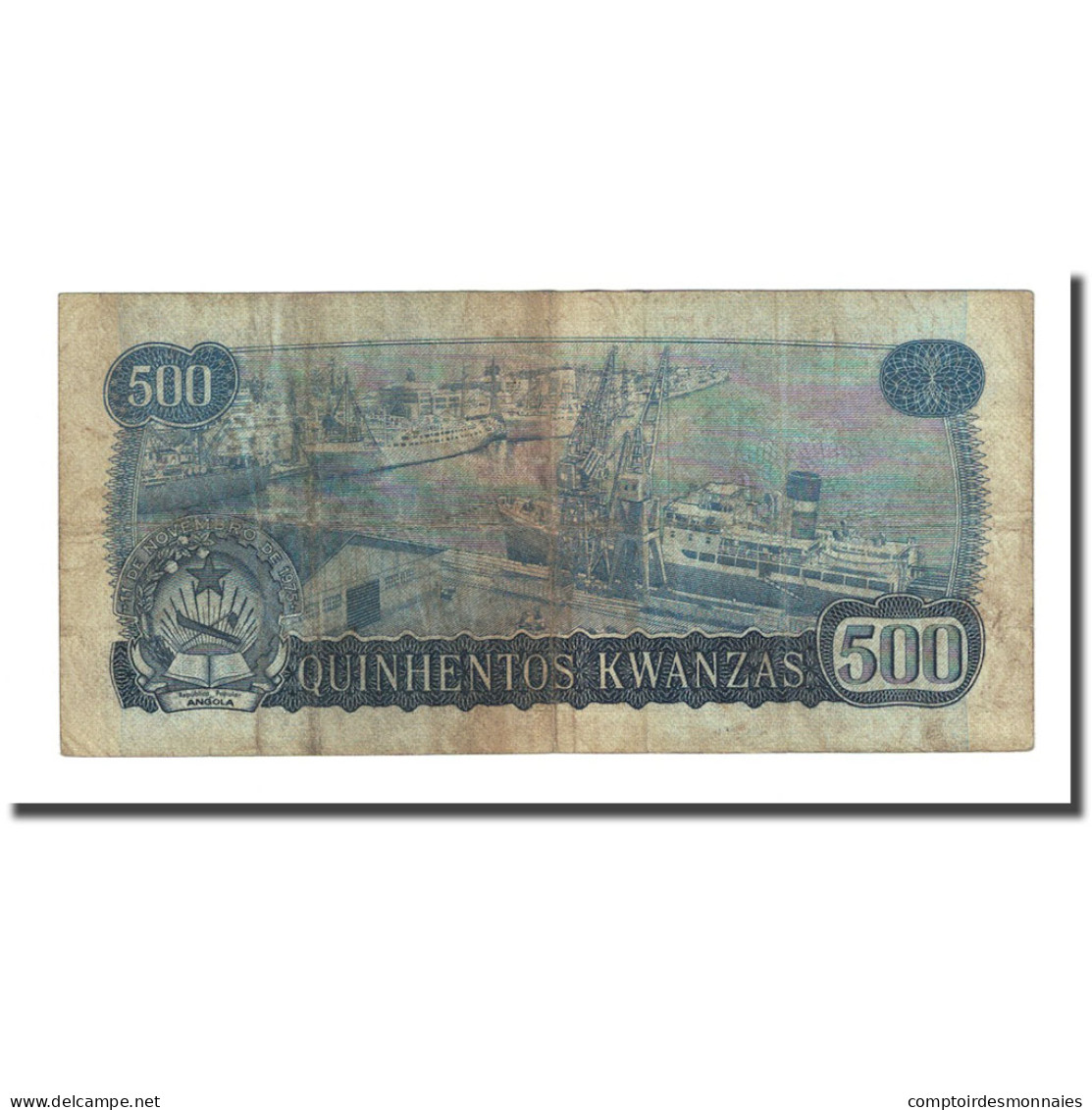 Billet, Angola, 500 Kwanzas, 1979-08-14, KM:116, TB - Angola