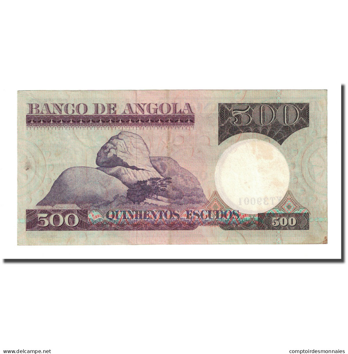 Billet, Angola, 500 Escudos, 1973-06-10, KM:107, SUP - Angola