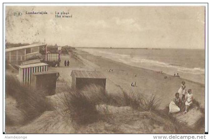 Lombardsijde - Lombartzijde - La Plage - Het Strand - P.I.B. - 1934 - Middelkerke