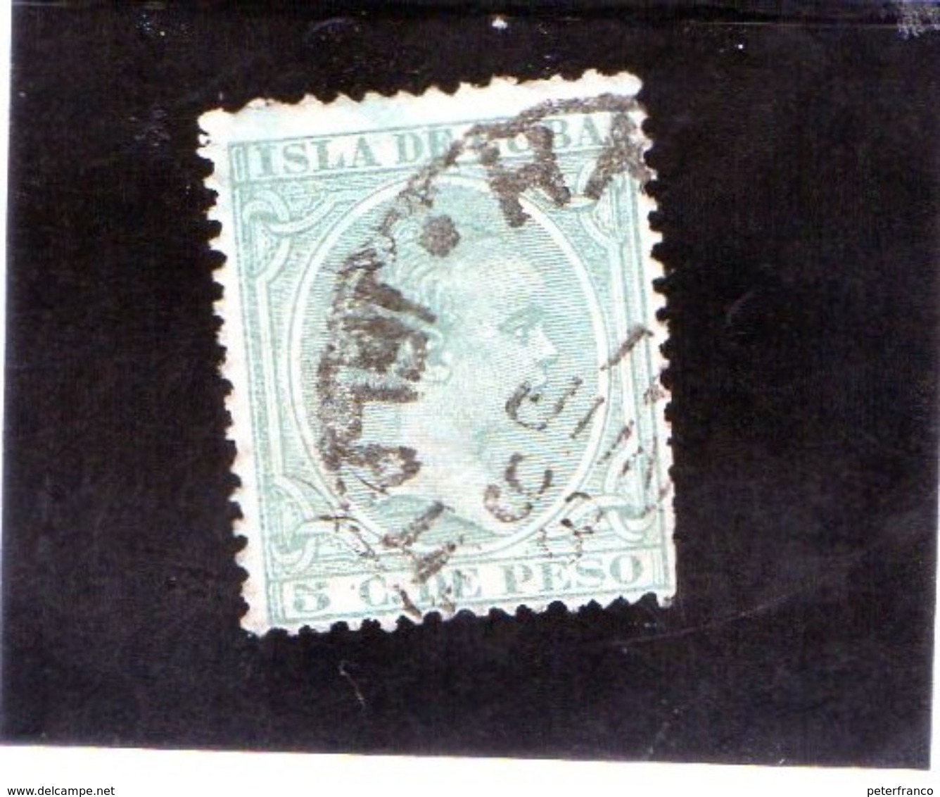 B - 1890 Cuba - Re Alfonso XIII - Usados