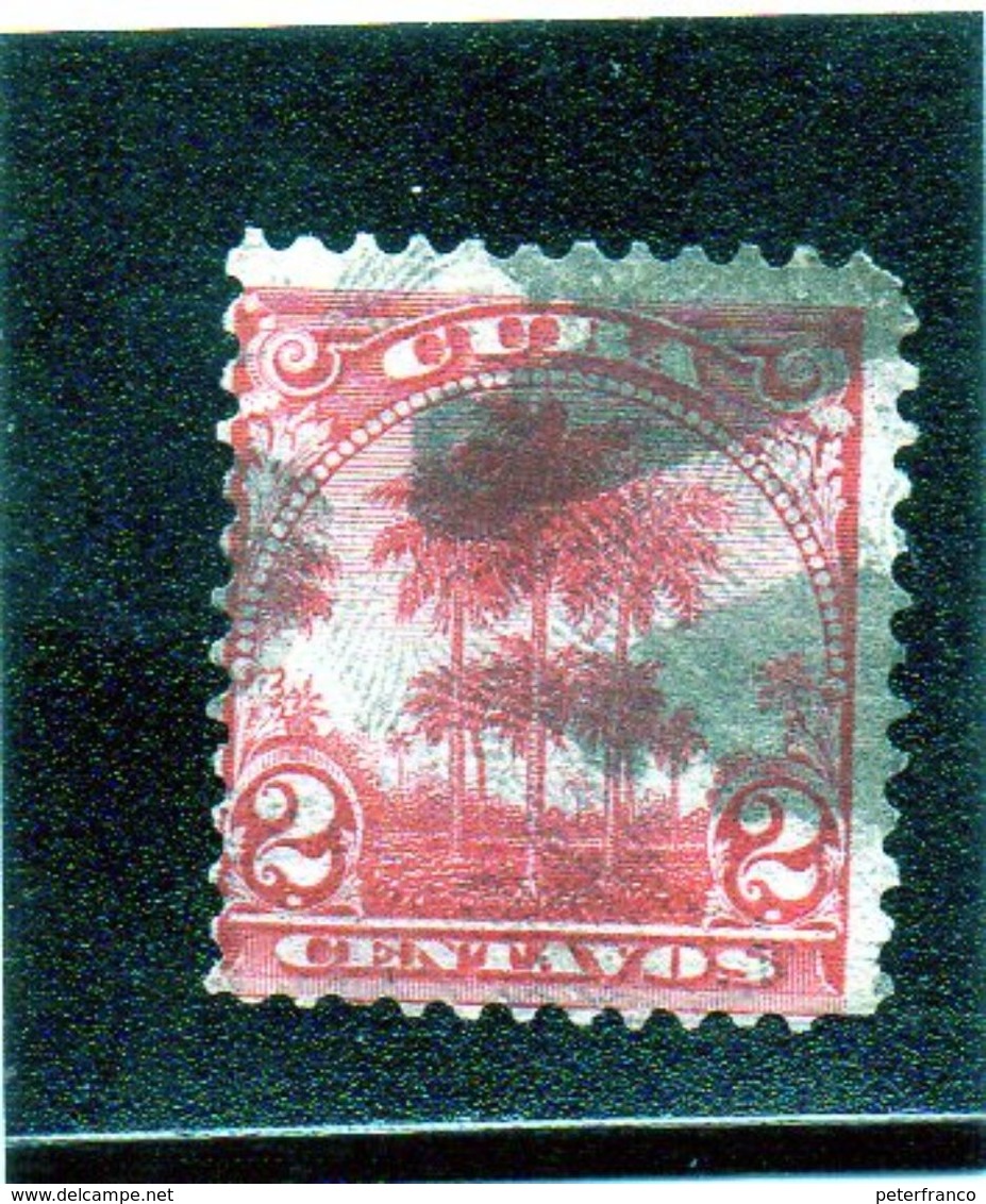 B -. 1899 Cuba - Palma Da Cocco - Used Stamps