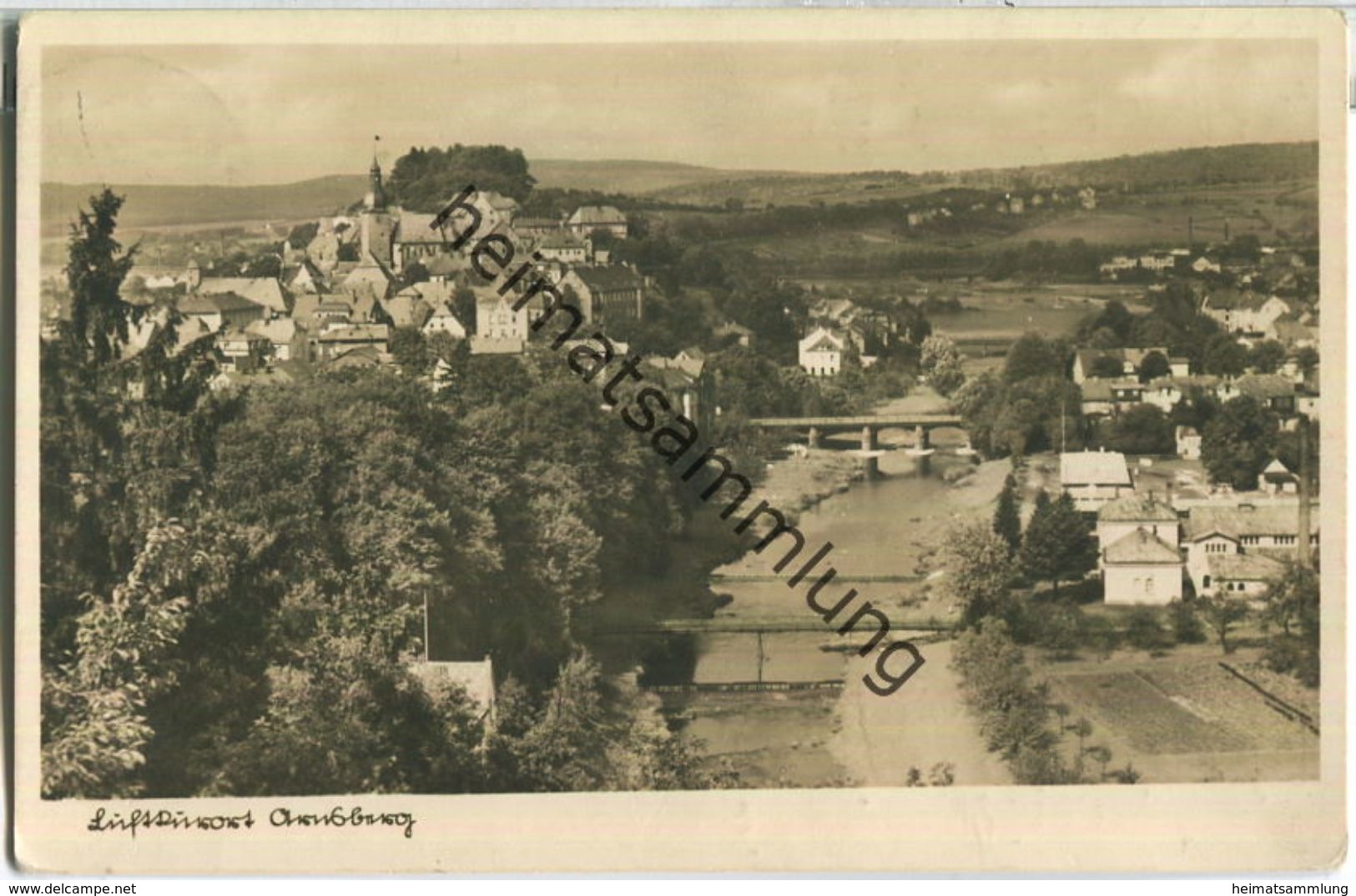 Arnsberg - Foto-AK - Cramers Kunstanstalt Dortmund - Arnsberg