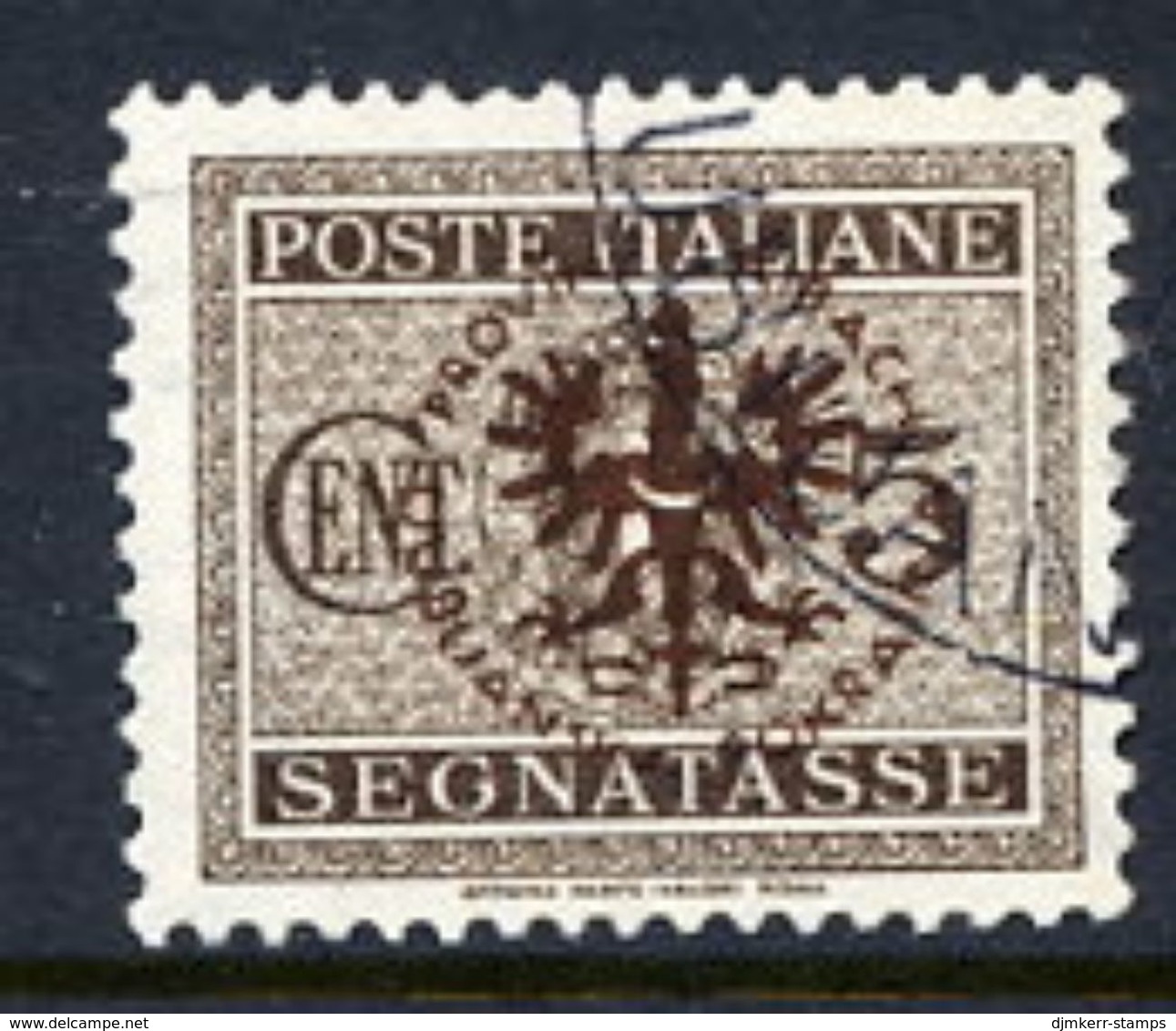 LJUBLJANA PROVINCE 1944 Postage Due 5 C. Used.  Michel Porto 1 - Besetzungen 1938-45