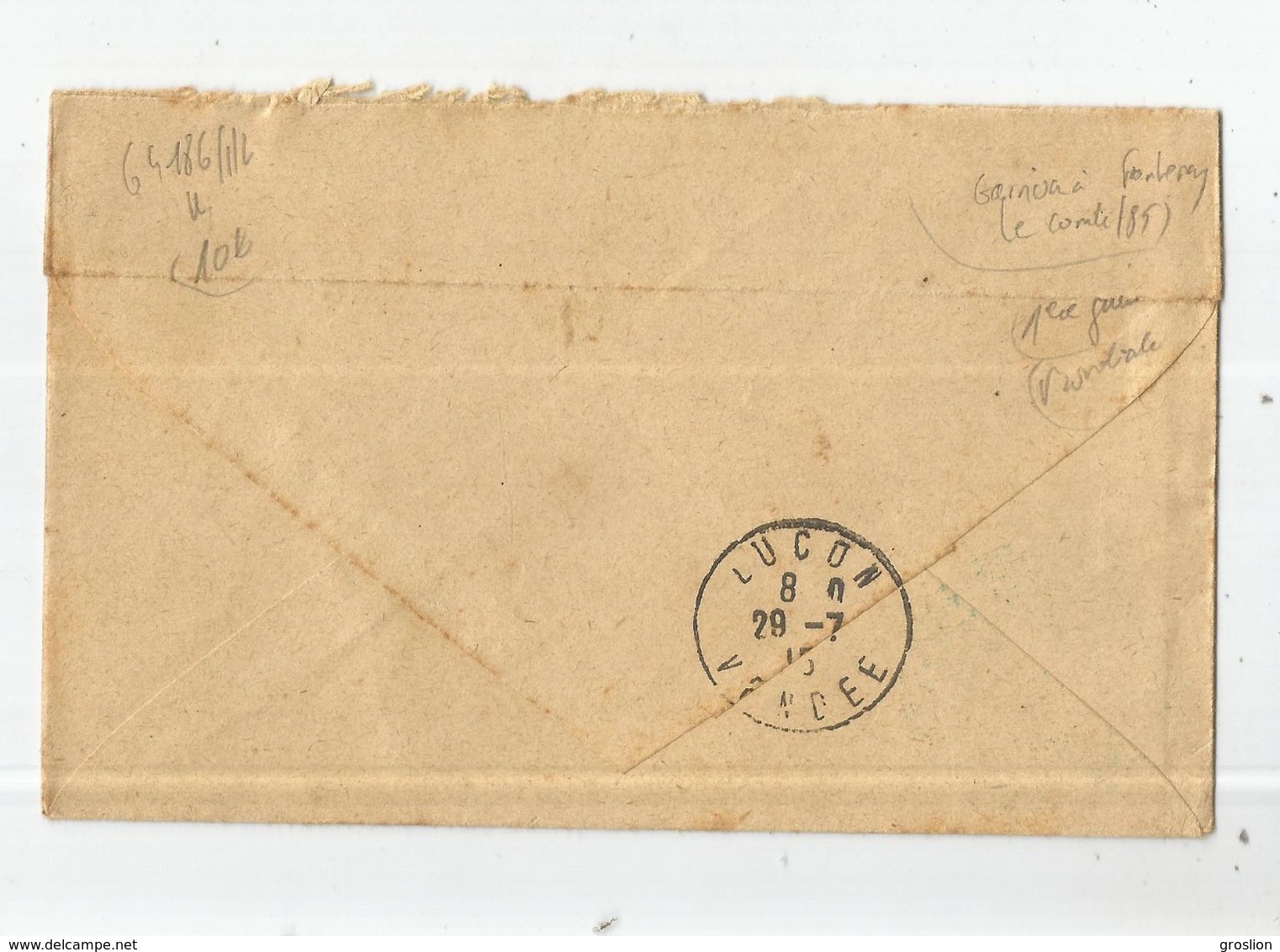 LETTRE AVEC CACHET MILITAIRE ARMEE EN CAMPAGNE DU 84 EME TERRITORIAL SECTEUR POSTAL 119 (1915) - 1. Weltkrieg 1914-1918