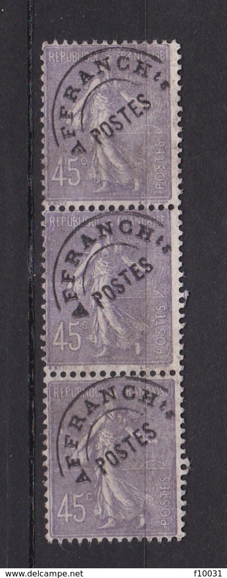 Timbres Préoblitérés N° 46* (bloc De 3) - Neufs