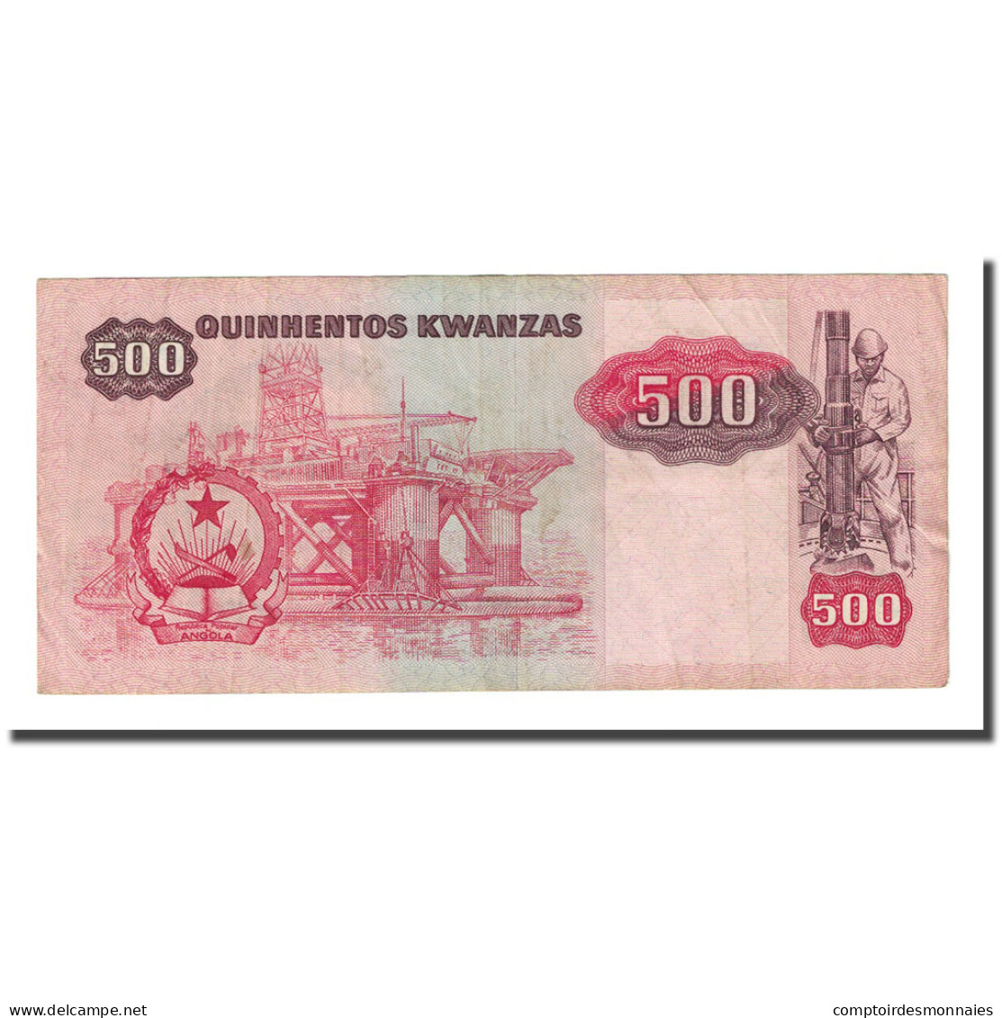 Billet, Angola, 500 Kwanzas, 1987-11-11, KM:120b, TTB+ - Angola