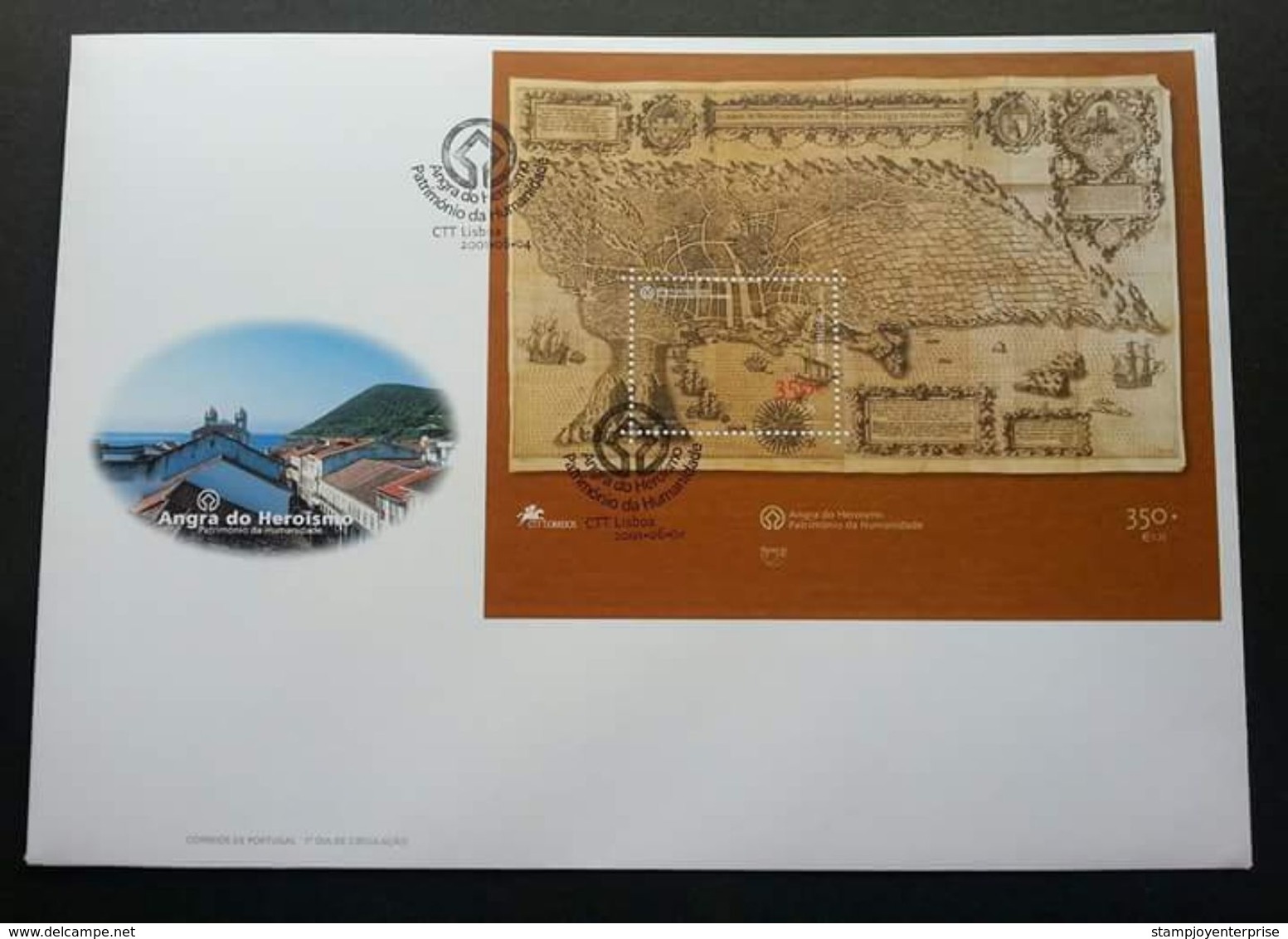 Portugal Cultural Inheritance 2001 (miniature FDC) - Covers & Documents