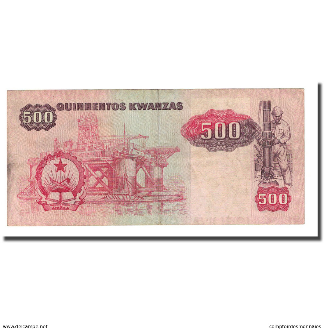 Billet, Angola, 500 Kwanzas, 1984-01-07, KM:120A, TTB - Angola