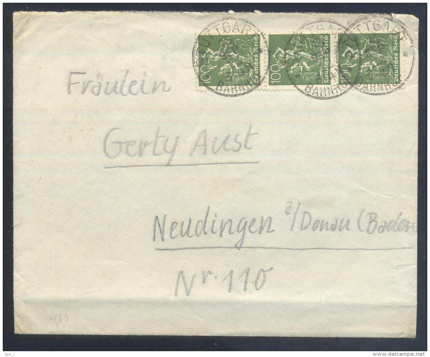 Germany - Deutsche Reich 1920 Cover Folded - Minerals Fosils Mine Mineralien - Mineralien