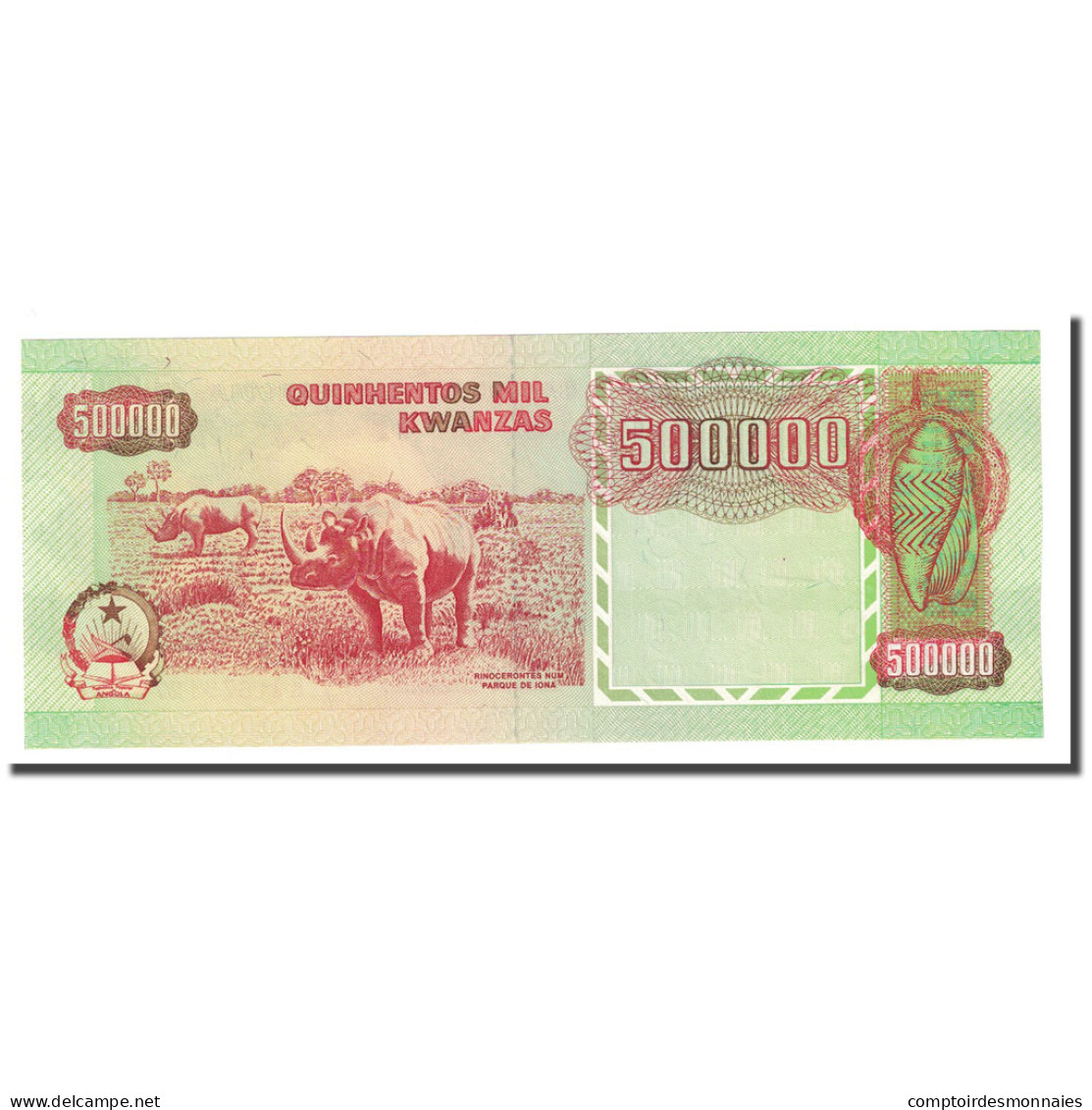 Billet, Angola, 500,000 Kwanzas, 1991-02-04, KM:134, NEUF - Angola